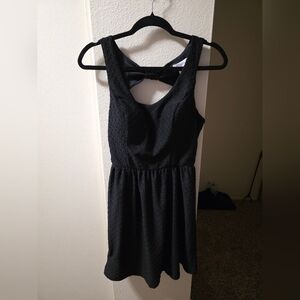 Candie's Black Textured Dress